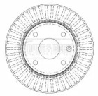 Тормозной диск (BORG & BECK: BBD4511)