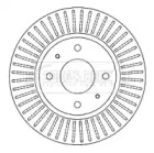 Тормозной диск (BORG & BECK: BBD4552)