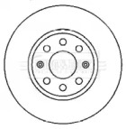 Тормозной диск (BORG & BECK: BBD4553)