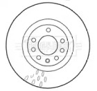Тормозной диск (BORG & BECK: BBD4576)