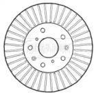 Тормозной диск (BORG & BECK: BBD4586)
