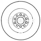 Тормозной диск (BORG & BECK: BBD4594)