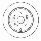 Тормозной диск (BORG & BECK: BBD4610)