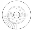 Тормозной диск (BORG & BECK: BBD4614)