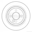Тормозной диск (BORG & BECK: BBD4627)