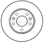Тормозной диск (BORG & BECK: BBD4640)