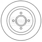 Тормозной диск (BORG & BECK: BBD4662)