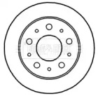 Тормозной диск (BORG & BECK: BBD4668)