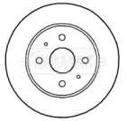Тормозной диск (BORG & BECK: BBD4698)