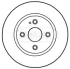 Тормозной диск (BORG & BECK: BBD4700)
