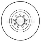 Тормозной диск (BORG & BECK: BBD4711)