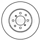 Тормозной диск (BORG & BECK: BBD4716)