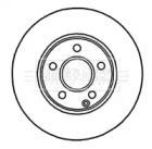 Тормозной диск (BORG & BECK: BBD4721)