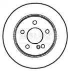 Тормозной диск (BORG & BECK: BBD4722)