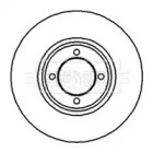 Тормозной диск (BORG & BECK: BBD4724)