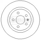 Тормозной диск (BORG & BECK: BBD4729)