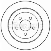 Тормозной диск (BORG & BECK: BBD4735)