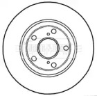 Тормозной диск (BORG & BECK: BBD4745)