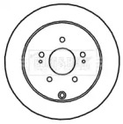 Тормозной диск (BORG & BECK: BBD4763)