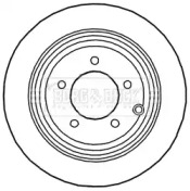 Тормозной диск (BORG & BECK: BBD4820)
