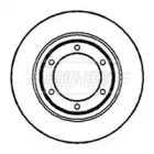 Тормозной диск (BORG & BECK: BBD4884)