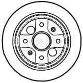 Тормозной диск (BORG & BECK: BBD4988)
