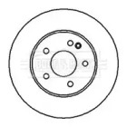 Тормозной диск (BORG & BECK: BBD5000)