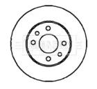 Тормозной диск (BORG & BECK: BBD5014)