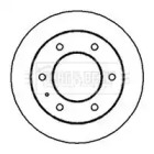 Тормозной диск (BORG & BECK: BBD5043)