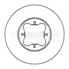 Тормозной диск (BORG & BECK: BBD5070)
