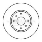 Тормозной диск (BORG & BECK: BBD5086)