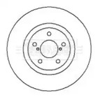 Тормозной диск (BORG & BECK: BBD5103)