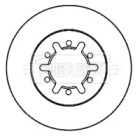 Тормозной диск (BORG & BECK: BBD5140)