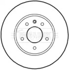 Тормозной диск (BORG & BECK: BBD5141)