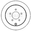 Тормозной диск (BORG & BECK: BBD5161)
