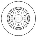 Тормозной диск (BORG & BECK: BBD5167)