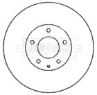 Тормозной диск (BORG & BECK: BBD5181)