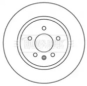Тормозной диск (BORG & BECK: BBD5262)