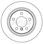 Тормозной диск (BORG & BECK: BBD5265)