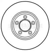 Тормозной диск (BORG & BECK: BBD5275)