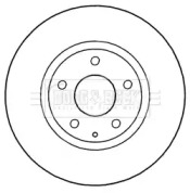 Тормозной диск (BORG & BECK: BBD5302)