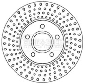 Тормозной диск (BORG & BECK: BBD5304)