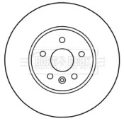 Тормозной диск (BORG & BECK: BBD5314)