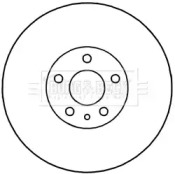 Тормозной диск (BORG & BECK: BBD5340)