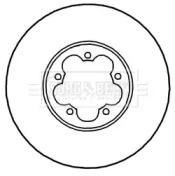 Тормозной диск (BORG & BECK: BBD5341)