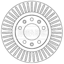 Тормозной диск (BORG & BECK: BBD5357)