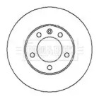 Тормозной диск (BORG & BECK: BBD5722S)