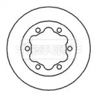 Тормозной диск (BORG & BECK: BBD5725S)