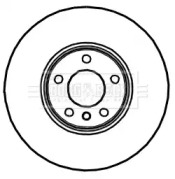 Тормозной диск (BORG & BECK: BBD5729S)