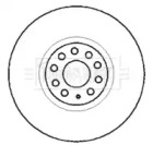 Тормозной диск (BORG & BECK: BBD5755S)